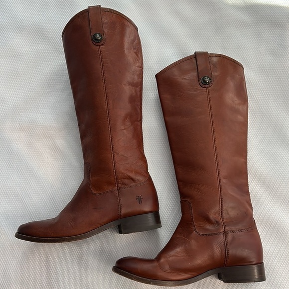 Frye Melissa classic leather riding boots - Picture 4 of 12